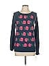 Mossimo Supply Co. 100% Cotton Floral Blue Pullover Sweater Size L - photo 1