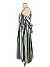 Ann Taylor LOFT Outlet Stripes Green Casual Dress Size L - photo 4