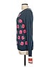 Mossimo Supply Co. 100% Cotton Floral Blue Pullover Sweater Size L - photo 5
