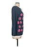 Mossimo Supply Co. 100% Cotton Floral Blue Pullover Sweater Size L - photo 4