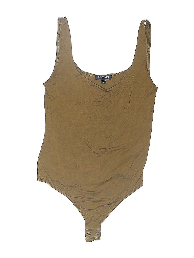 Pre-owned Express Bodysuit In Brown