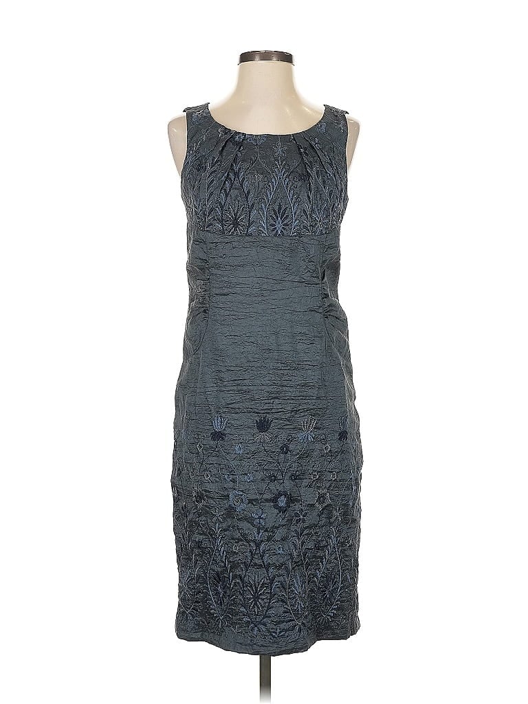 Pre-owned Anni Kuan Cocktail Dress In Gray