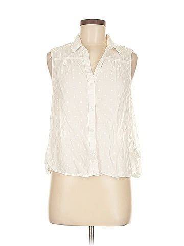 Gilly Hicks Sleeveless Button-Down Shirt (view 1)