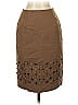 Worth New York Graphic Brown Casual Skirt Size 2 - photo 1