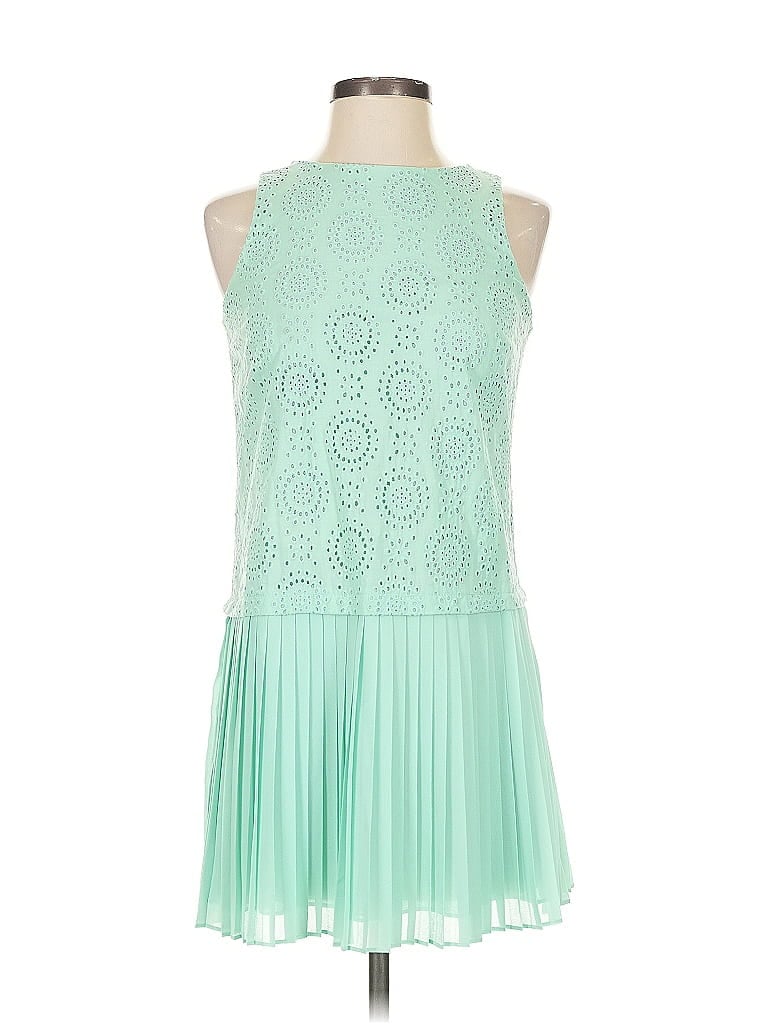 Pre-owned Ann Taylor Loft Cocktail Dress In Green