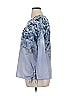 Cj Banks Blue 3/4 Sleeve Blouse Size 1X - photo 5