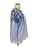 Cj Banks Blue 3/4 Sleeve Blouse Size 1X - photo 4