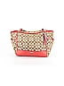 Coach Factory 100% Leather Print Orange Brown Leather Tote One size - photo 1