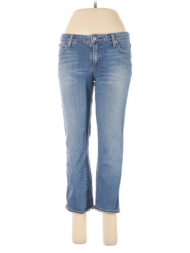 Pre-owned Paper Denim & Cloth Jeans In Blue