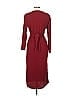 Bershka Burgundy Casual Dress Size L - photo 2