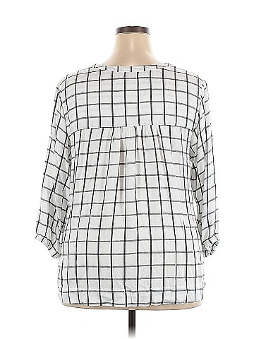 Wrangler Jeans Co 3/4 Sleeve Blouse (view 2)