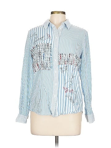 Desigual Long Sleeve Button-Down Shirt (view 1)