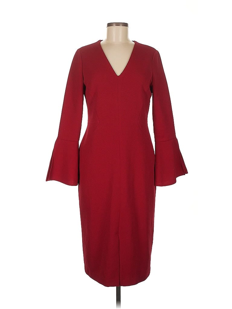Click to view more detailed imagery on our partner's website Pre-owned Maggy London Cocktail Dress In Burgundy