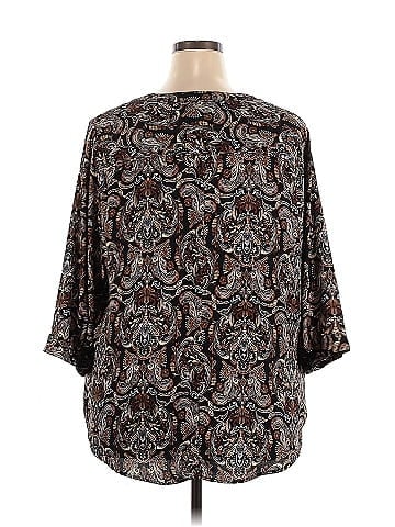 Dana Buchman 3/4 Sleeve Blouse (view 2)