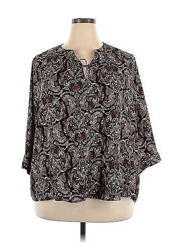 Dana Buchman 3/4 Sleeve Blouse (view 1)