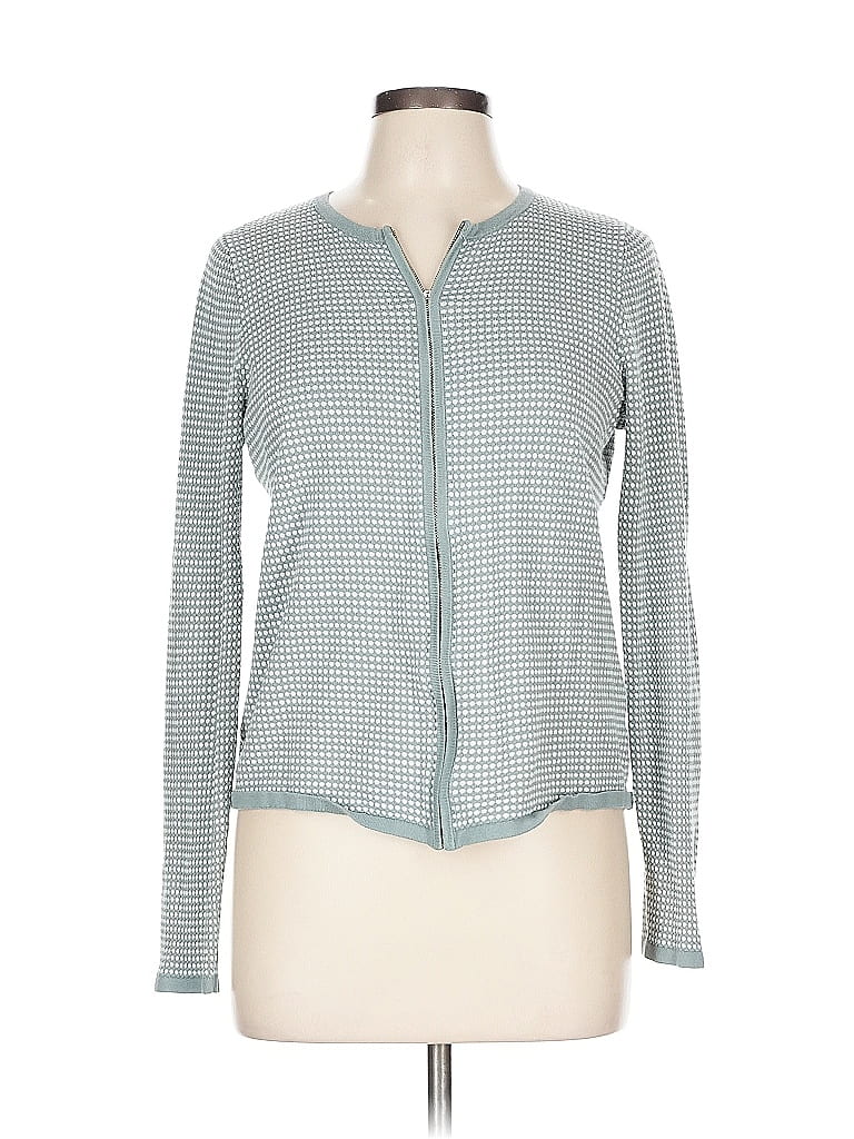 Pre-owned Ann Taylor Factory Cardigan Sweater In Green