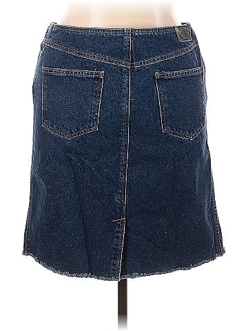 Kenneth Cole REACTION Denim Skirt (view 2)