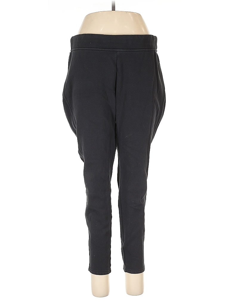 Pre-owned Lands' End Active Pants In Black