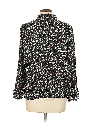 Rebecca Taylor Long Sleeve Silk Top (view 2)
