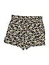 Angie 100% Rayon Floral Gold Shorts Size L - photo 1
