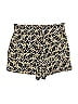 Angie 100% Rayon Floral Gold Shorts Size L - photo 2