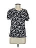 Monrow Floral Gray Short Sleeve T-Shirt Size M - photo 1