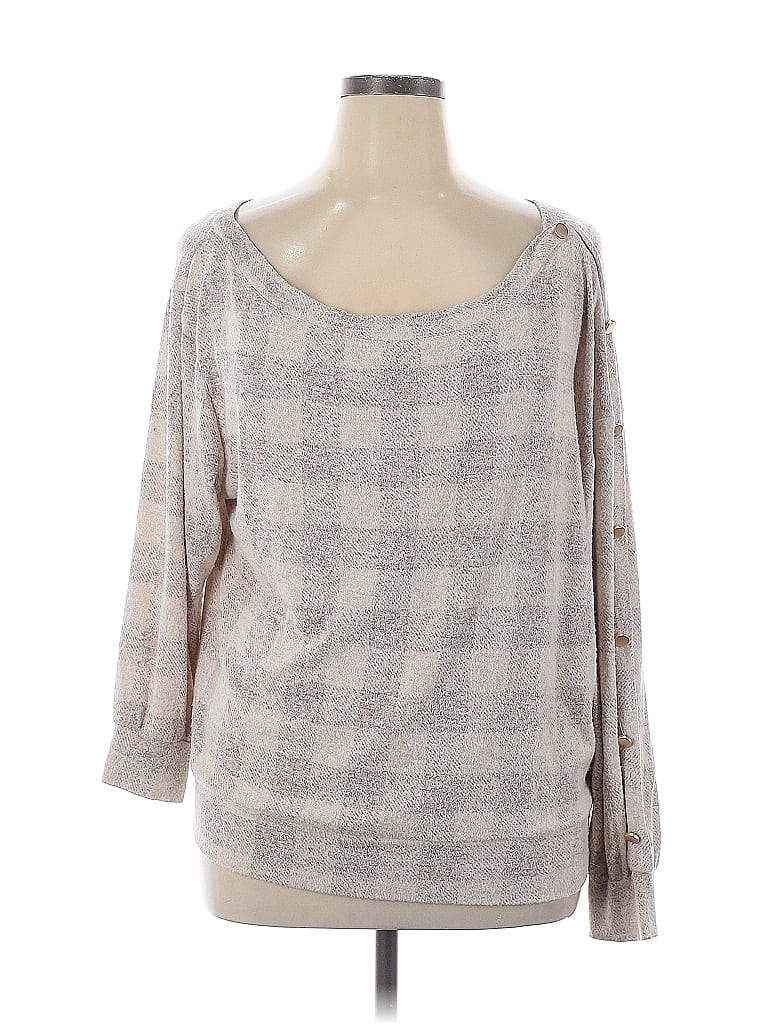 Pre-owned Maurices Pullover Sweater In Brown
