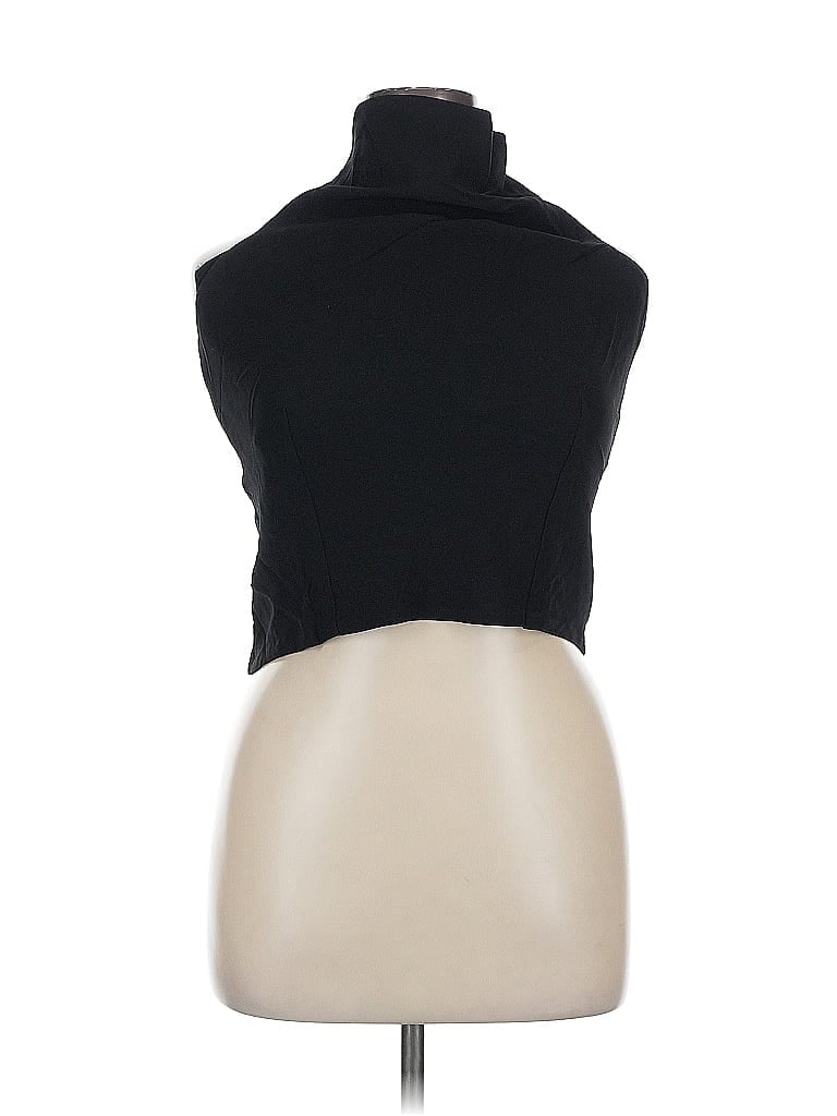 Linda Allard Ellen Tracy Black Sleeveless Top Size 14 - photo 1