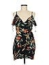 Love & Other Things Tropical Black Cocktail Dress Size M - photo 1