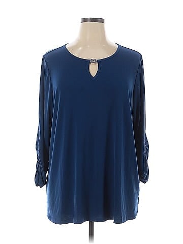 Susan Graver 3/4 Sleeve Blouse (view 1)