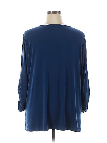 Susan Graver 3/4 Sleeve Blouse (view 2)