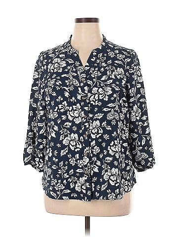 Croft & Barrow 3/4 Sleeve Blouse (view 1)