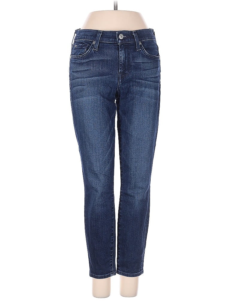 Pre-owned 7 For All Mankind Jeans In Blue