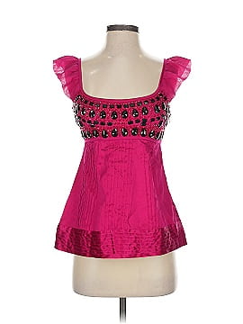 Arden B. Sleeveless Silk Top
