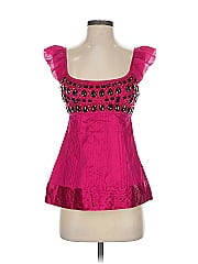 Arden B. Sleeveless Silk Top
