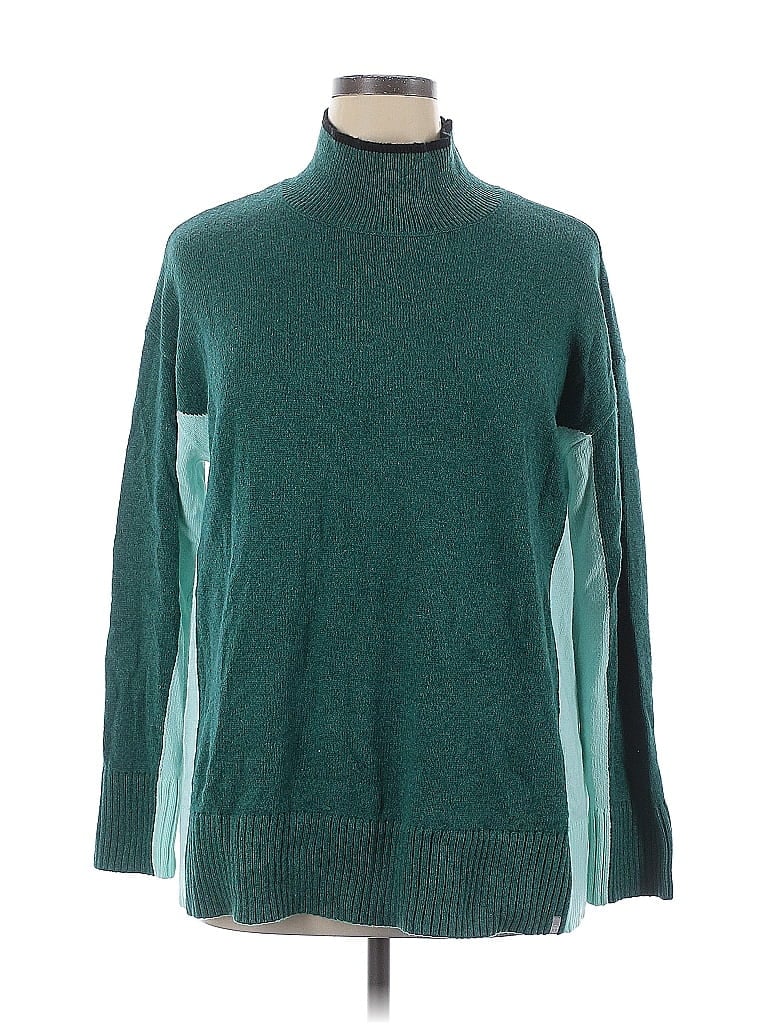 T by Talbots Teal Turtleneck Sweater Size XL - photo 1