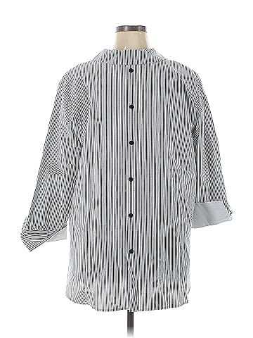 Joan Rivers 3/4 Sleeve Button-Down Shirt (view 2)