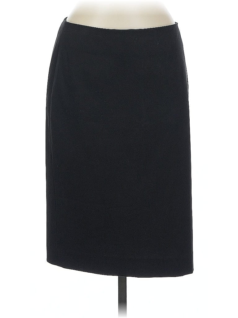 Moda International Solid Black Formal Skirt Size 6 - photo 1
