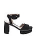 Stuart Weitzman 100% Leather Black Heels Size 8 - photo 1