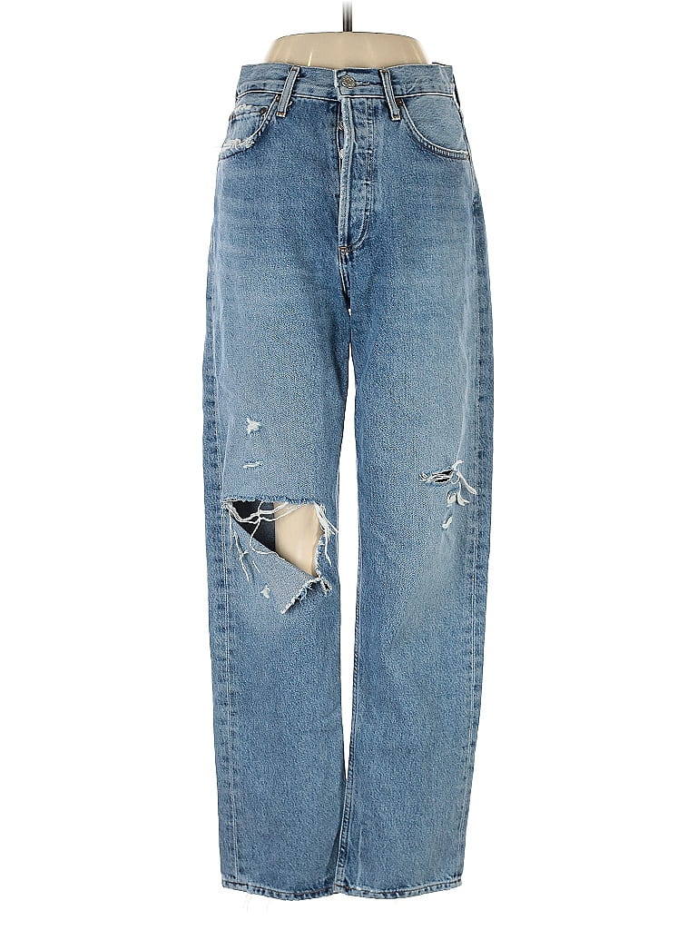 Pre-owned Agolde Jeans In Blue