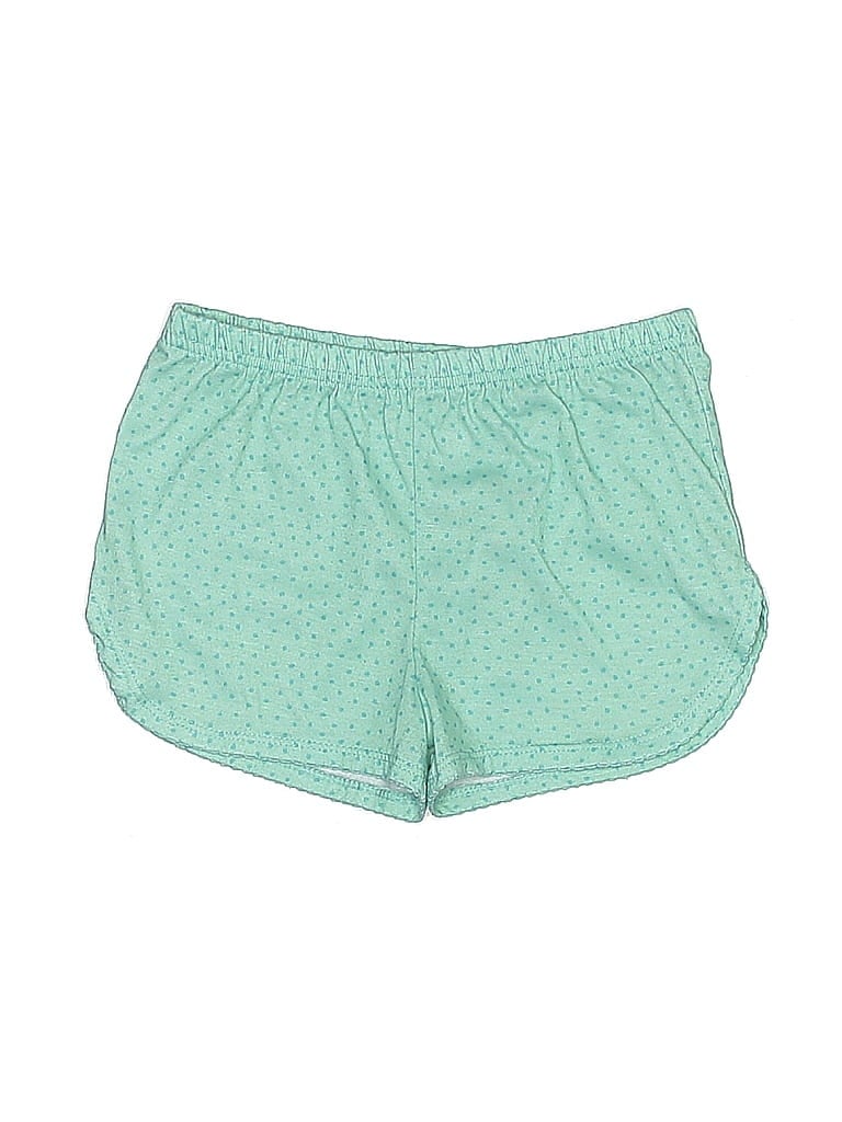 Just One You Made by Carter's 100% Polyester Polka Dots Green Athletic Shorts Size 5T - photo 1