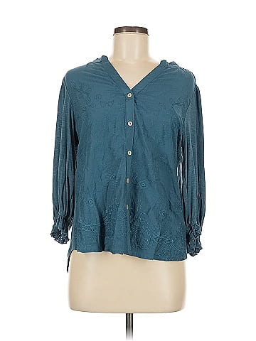 Democracy 3/4 Sleeve Button-Down Shirt (view 1)