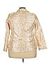 BFA Classics 100% Polyester Print Gold Blazer Size 18 - photo 2