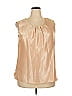 BFA Classics 100% Polyester Tan Sleeveless Blouse Size 18 - photo 1