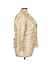 BFA Classics 100% Polyester Print Gold Blazer Size 18 - photo 3