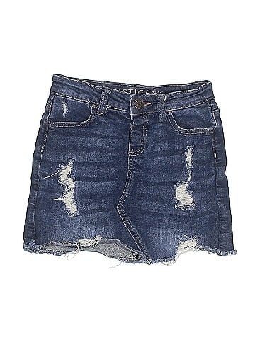 Justice Denim Skirt (view 1)