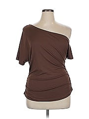 Shein Curve Short Sleeve Top