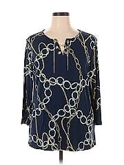 Jm Collection 3/4 Sleeve Blouse
