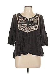 Ecote 3/4 Sleeve Blouse