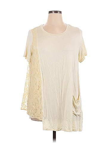 LOGO by Lori Goldstein Short Sleeve Top (view 1)